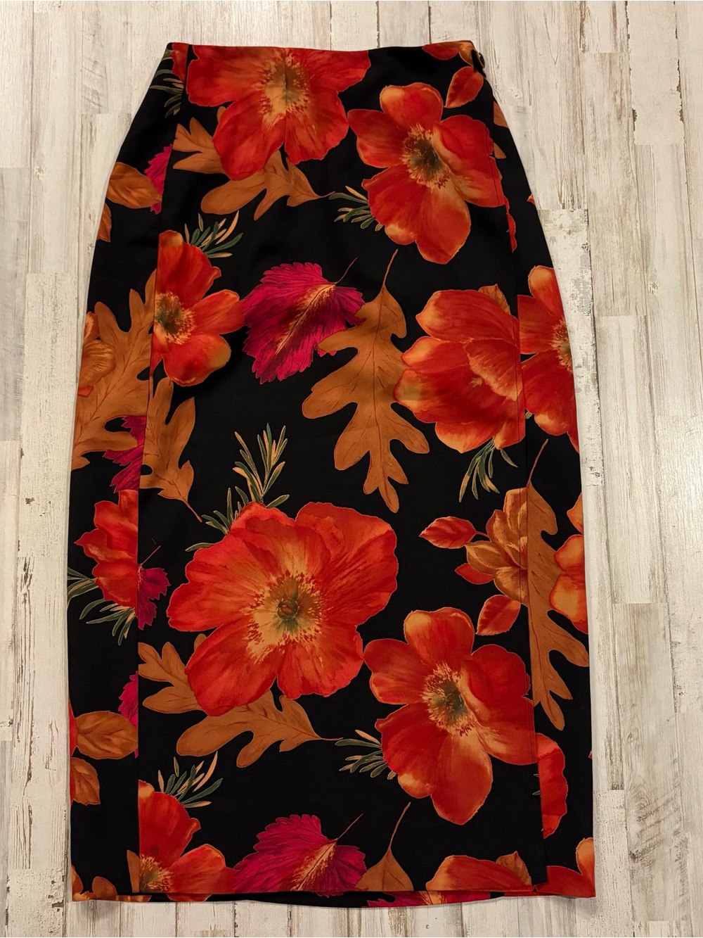 Intriguing Threads Floral Long Skirt